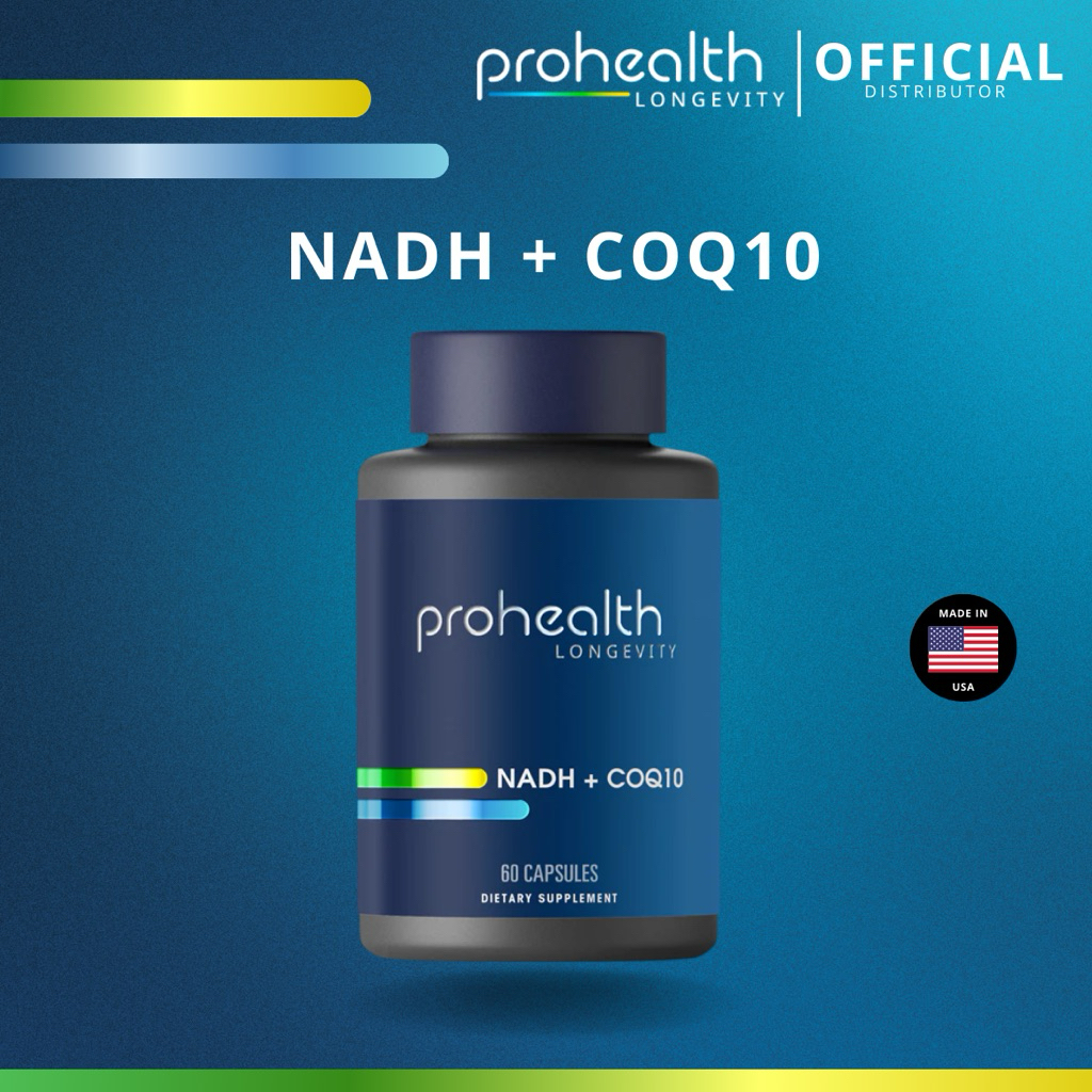 NADH + CoQ10 (60 แคปซูล) ProHealth แท้จาก USA