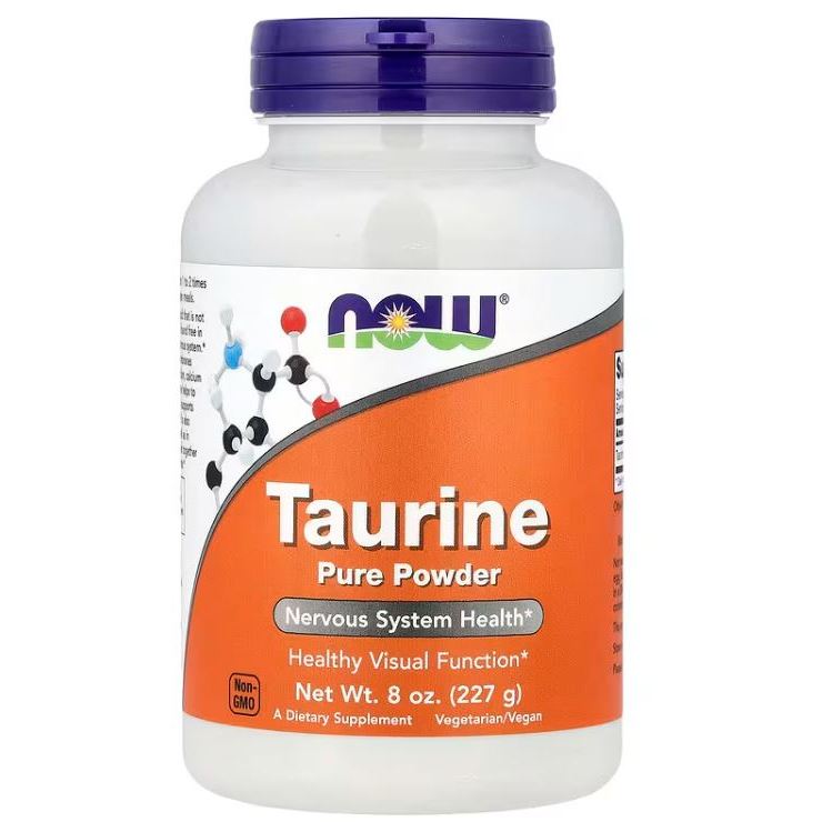 (พร้อมส่ง) NOW Foods, Taurine Pure Powder, 8 oz (227 g)