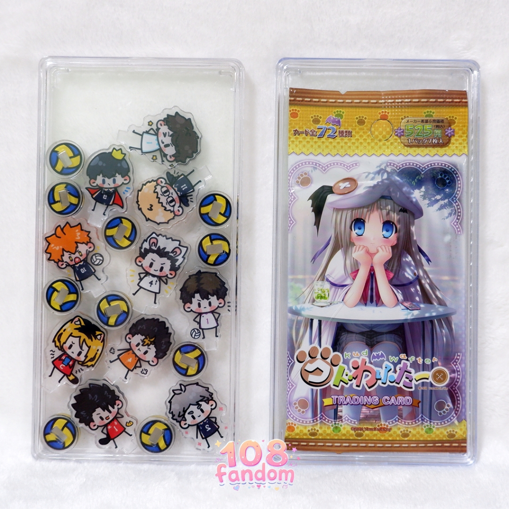 🌟กล่องใส ใส่งาน acrylic stand ขนาด 14.5x7cm ไว้เก็บอะคริลิคไดคัทจิ๋ว ซอง Trading Card