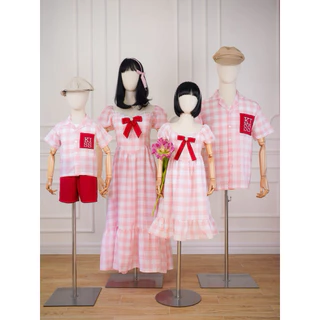 ชุดครอบครัว รุ่นSweet pink (รหัส 243)