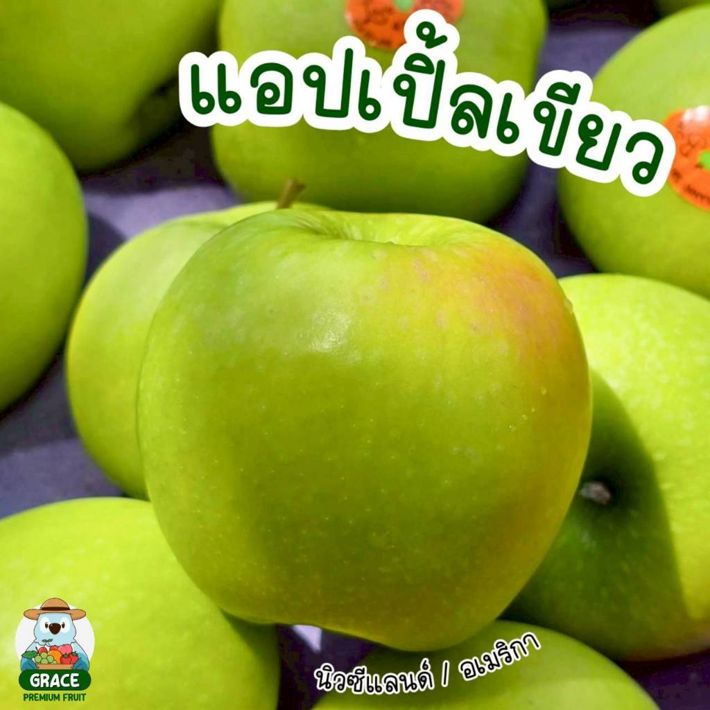 แอปเปิ้ลเขียว อเมริกา/นิวซีแลนด์ ไฟเบอร์+วิตซีสูง