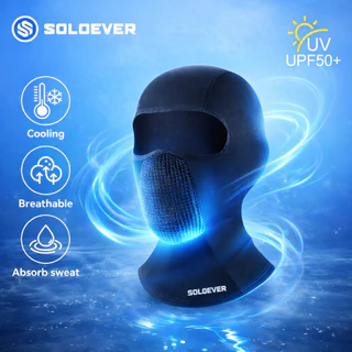 【TH】SOLOEVER Balaclava Face Mask สําหรับขี่รถจักรยานยนต์และขี่จักรยาน Biker Mask PM2.5โม่งระบายอากาศ กันฝุ่น กันรังสีuv
