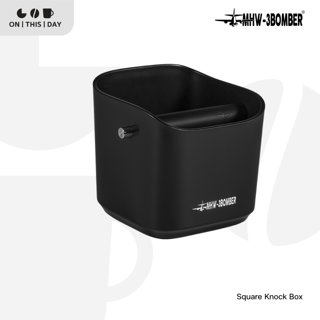 MHW-3BOMBER Square Knock Box ถังน็อกกาแฟ ขนาด 1.2 L