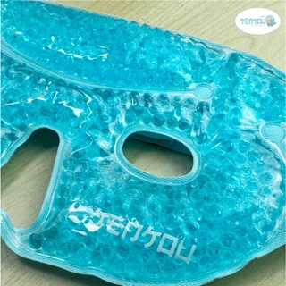 เจลประคบร้อนเย็นเคนโกะ - ประคบหน้า สีฟ้า KENKOU Cold Hot Pack – Face Mask (Blue)