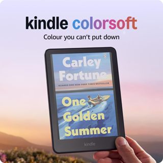 Amazon Kindle Colorsoft (2025) with color display and adjust…