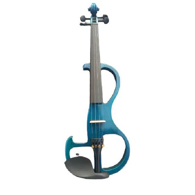 ไวโอลินไฟฟ้า Electric Violin Siserveir GE110 สีน้ำเงินฟ้า 4/4
