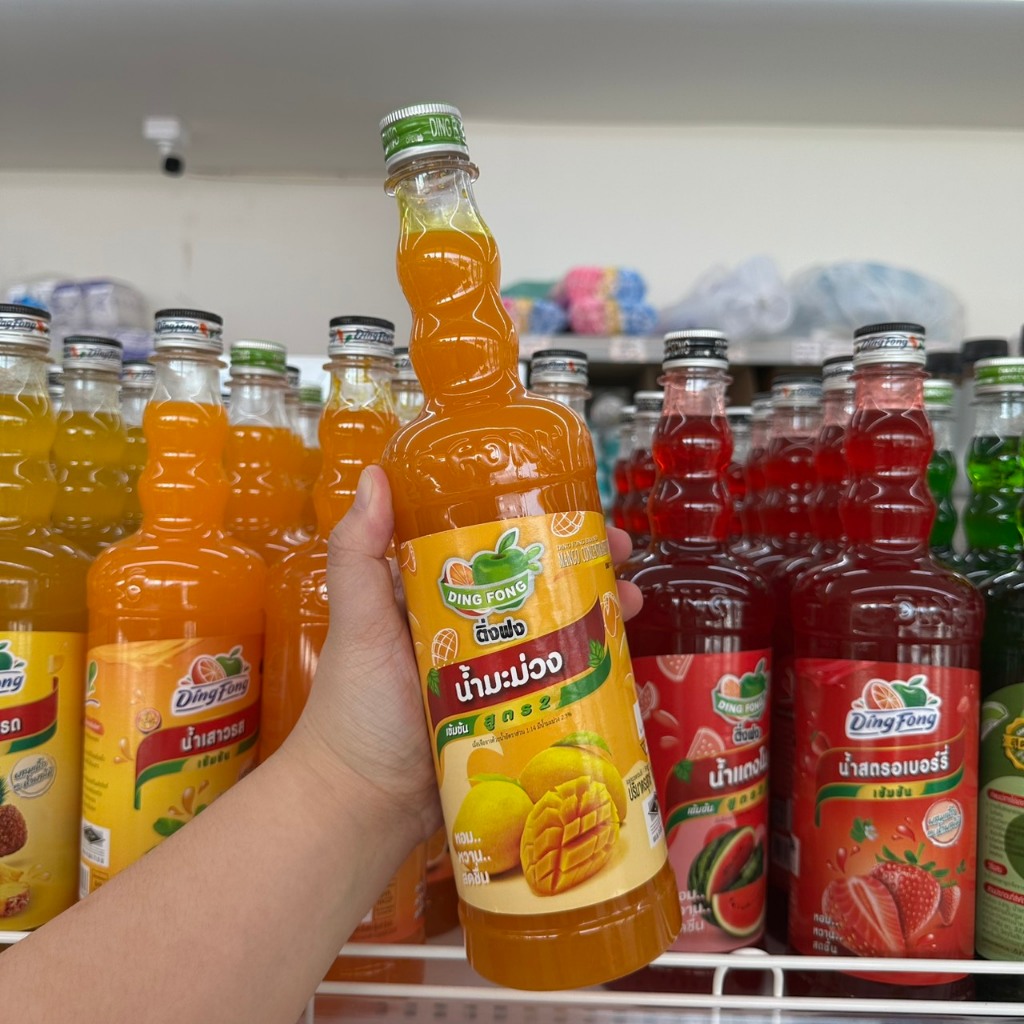 ไซรัป มะม่วง ติ่งฟง น้ำผลไม้เข้มข้น 760มล. Mango Flavour Syrup DingFong Brand