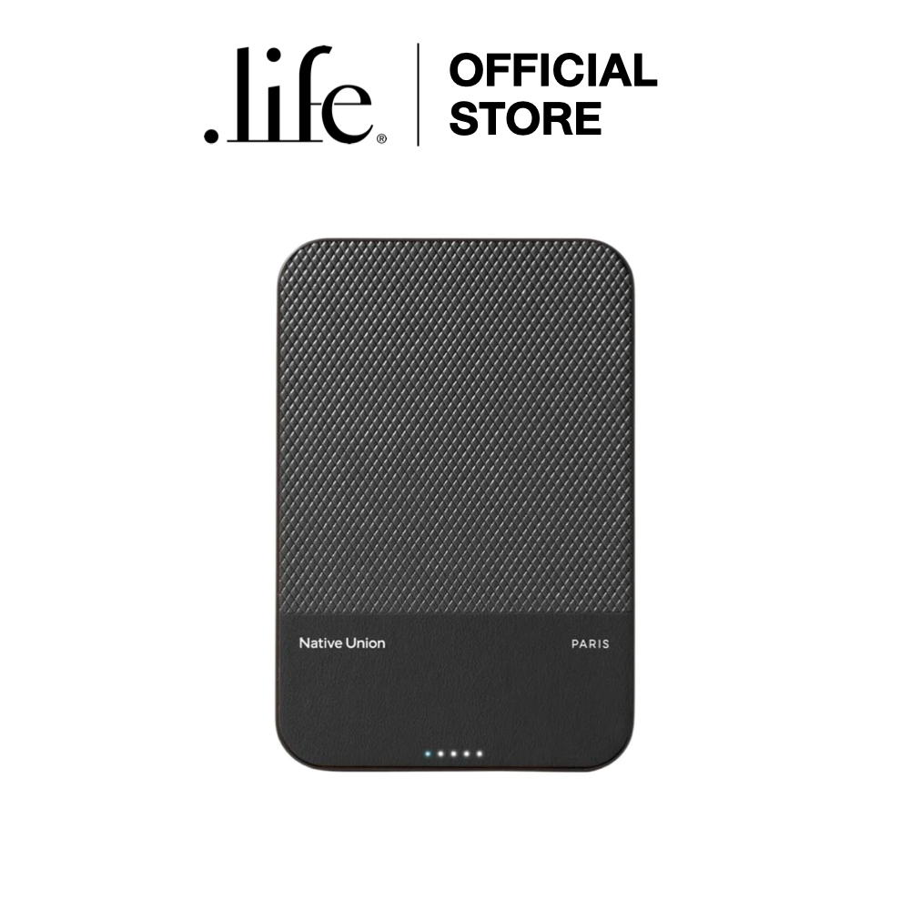 NATIVEUNION แบตเตอรี่สำรอง (Re)Classic Magnetic ความจุ 10000mAh รองรับ Qi2 - Black | by Dotlife