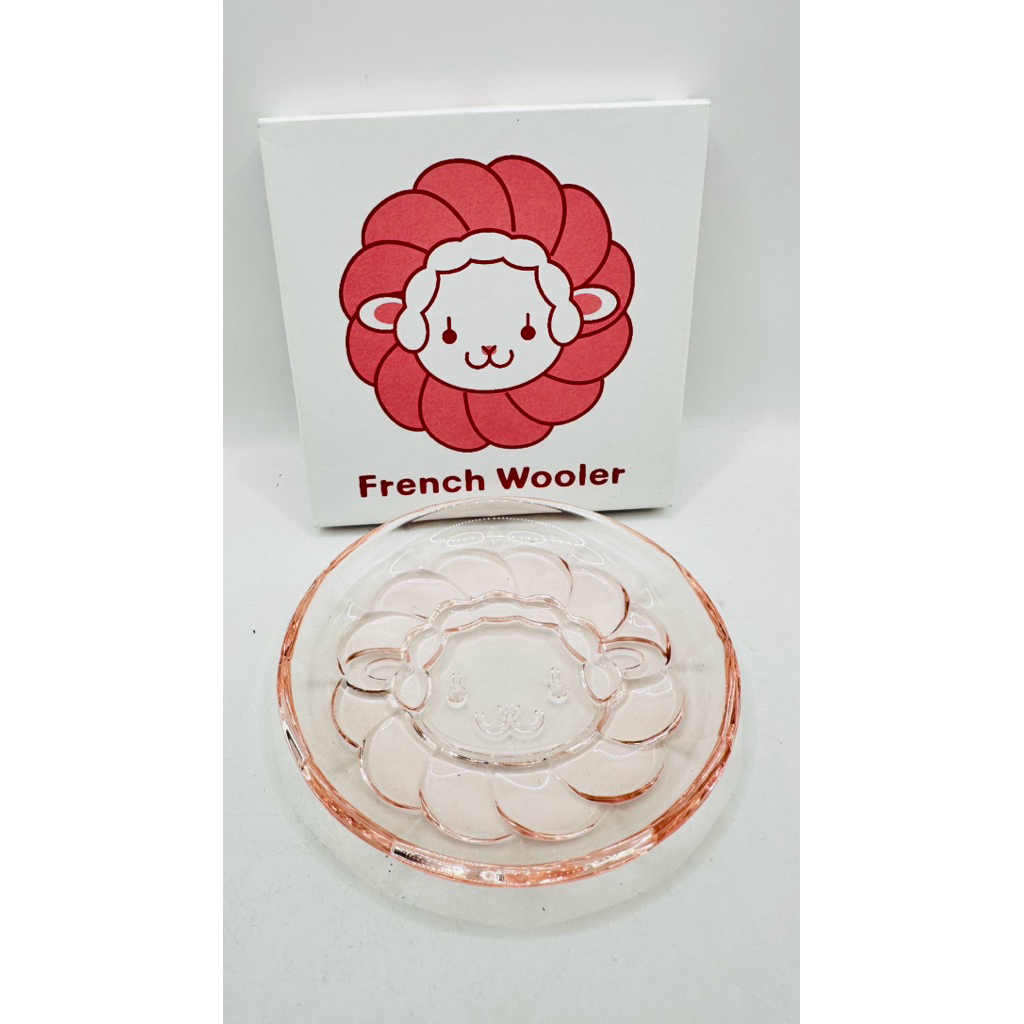 จานแก้ว French Wooler X Mister Donut Plate Glass Made in Japan