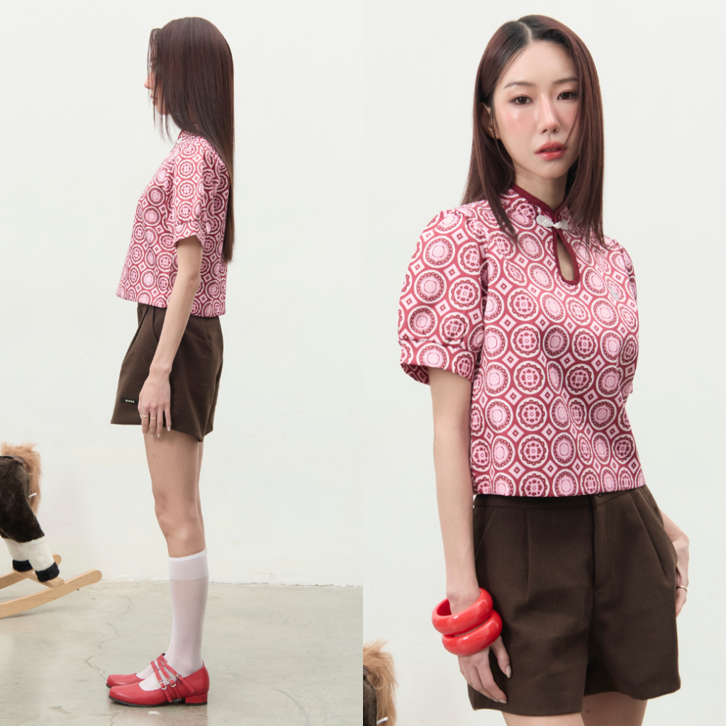 Bemingshorts046(XS-4XL)-Tailored Shorts – กางเกงขาสั้นทรงเรียบ ที่หยิบมาใส่ได้บ่อย รูปที่ 5