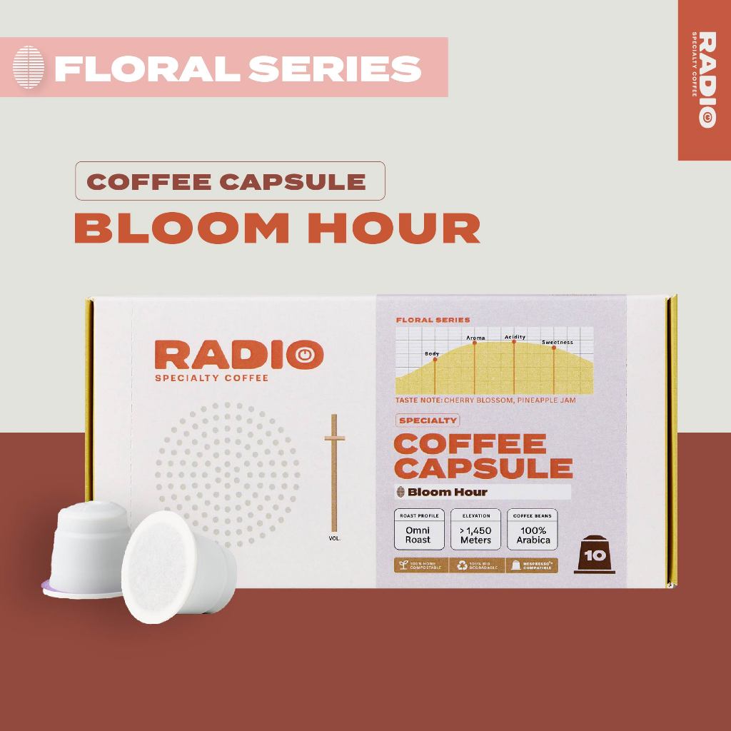 กาแฟแคปซูล Bloom Hour | Specialty Coffee Capsule ระบบ Nespresso | RADIO Specialty Coffee