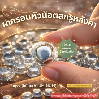 ฝาหกเหลี่ยมครอบหัวน๊อตสกรูหลังคา500ตัว 1,000ตัว