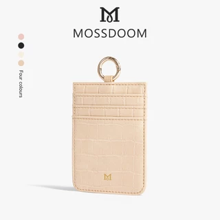 MOSSDOOM Hazel Card Bag สล็อตแบบพกพาหลายชั้นช่องเสียบการ์ดของผู้หญิงผู้ถือบัตรขนาดเล็ก