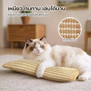 หมอนแมว หมอนอิงแมว ที่อัดแน่นด้วยกัญชาแมว 100% ที่ขัดฟันและกรงเล็บ คลายเครียดและช่วยให้นอนหลับ