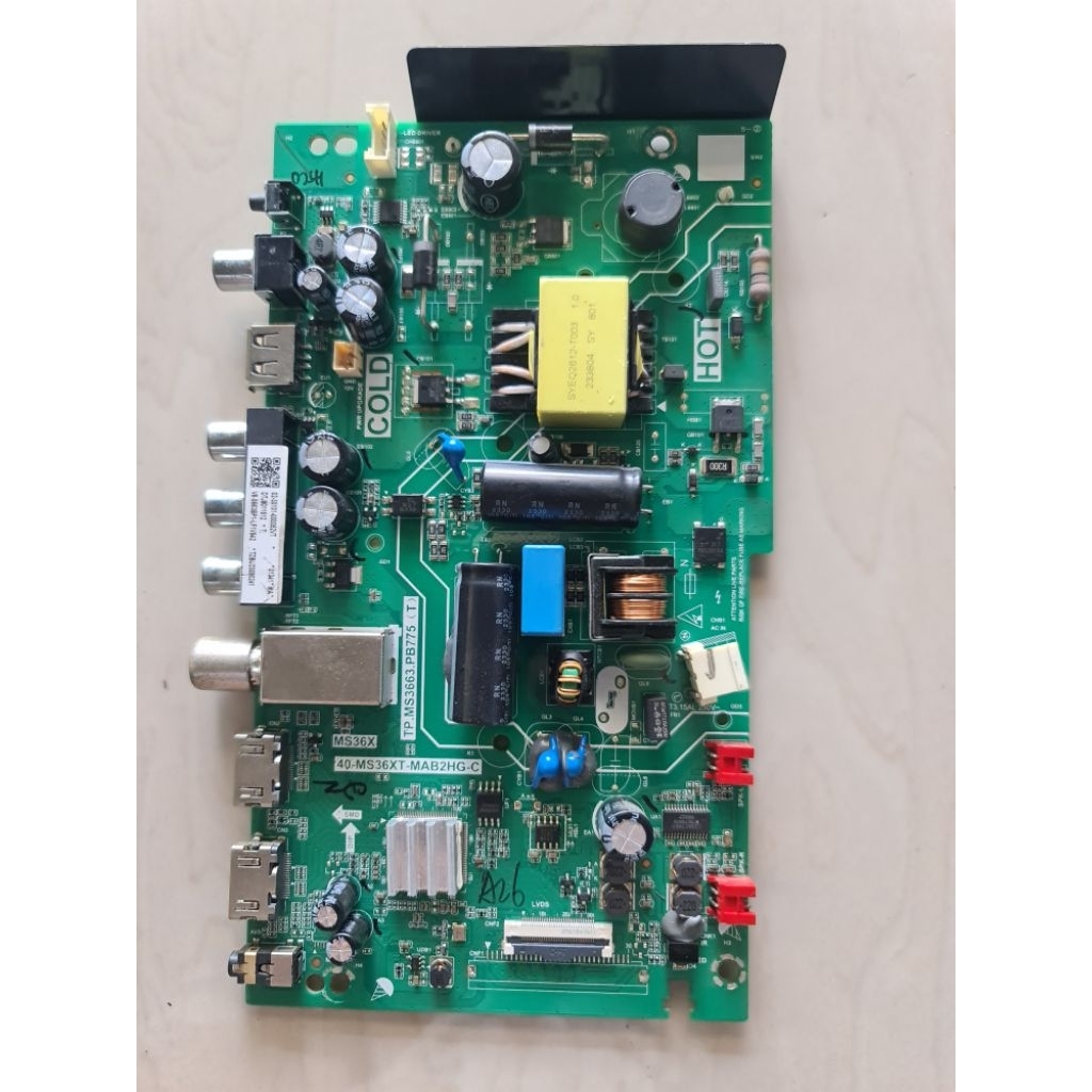 เมนบอร์ดทีวี tcl 32 นิ้วรุ่น 32D3210