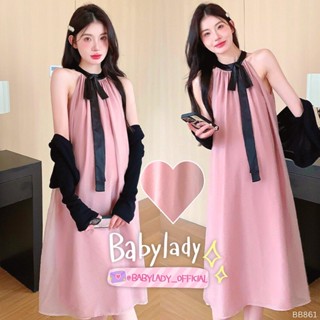 [BB 861] ชุดคลุมท้อง | BABYLADY ♡ - ชีฟองเบา ไม่ต้องรีด โบว์…