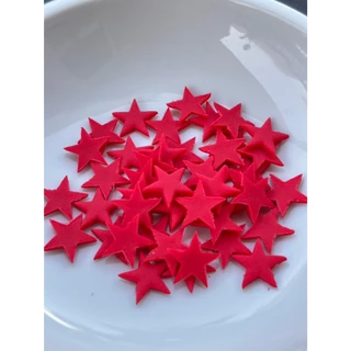 น้ำตาลแต่งหน้าเค้ก ⭐️รูปดาว⭐️ น้ำตาลตกแต่งขนม น้ำตาลกัมเพส