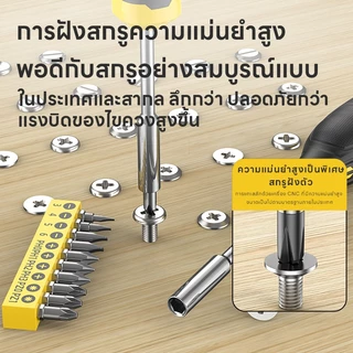 Maybuck ชุดไขควงแม่เหล็ก ชุดไขควงพกพา 10 in1 สำหรับซ่อมแว่นตา นาฬิกา เหล็ก Screwdriver Set
