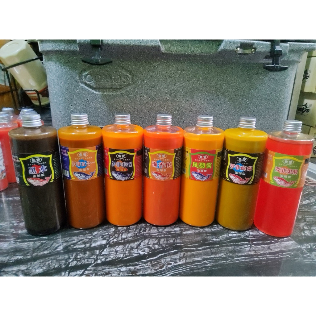 หัวเชื้อรักษ์ปลา สำหรับตกปลานิล ขนาด 500ml และ 120ml