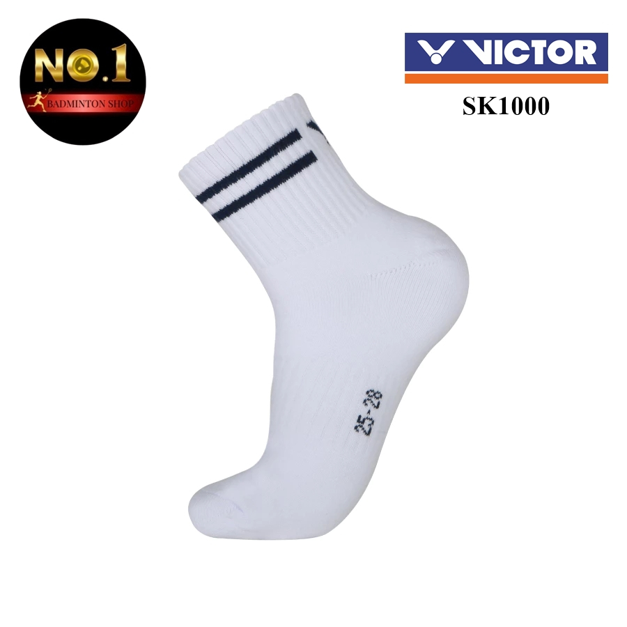VICTOR ถุงเท้ากีฬาแบดมินตัน รุ่น SK1000 แท้ 💯 By. No.1 Badminton Shop (โปรดอ่านรายละเอียดก่อนสั่ง)