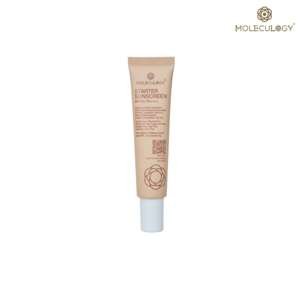 Moleculogy Starter Sunscreen SPF50+ PA++++ (30g) สตาร์ทเตอร์ ซันสกรีน เอสพีเอฟ 50+ พีเอ++++ (30กรัม)