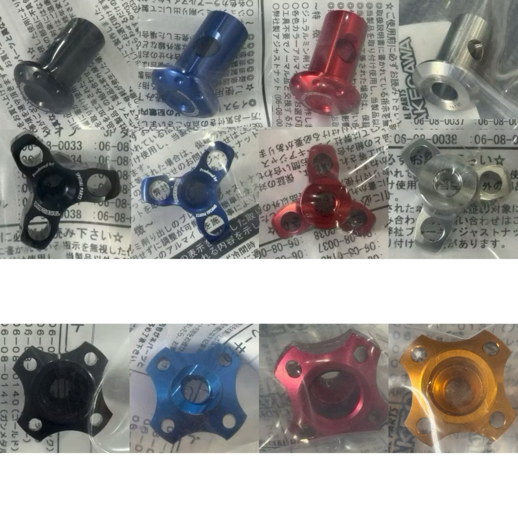 ลูกบิด 3, 4 แฉก + หมอน TAKEGAWA (แท้)(แยกชิ้นได้)