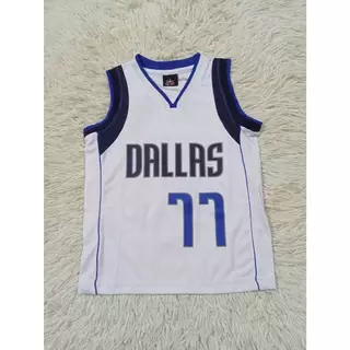 เสื้อบาสเก็ตบอลเด็ก+กางเกง เบอร์77 NBA DALLAS Mavericks ใหม่ล่าสุด