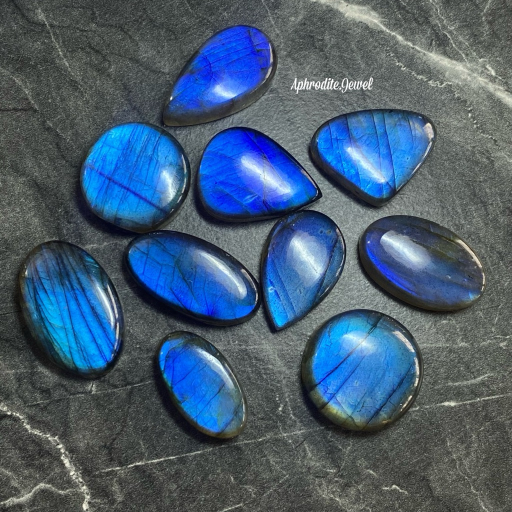หินแท้ ลาบราโดไรท์ Labradorite 💙 หินพ่อมด