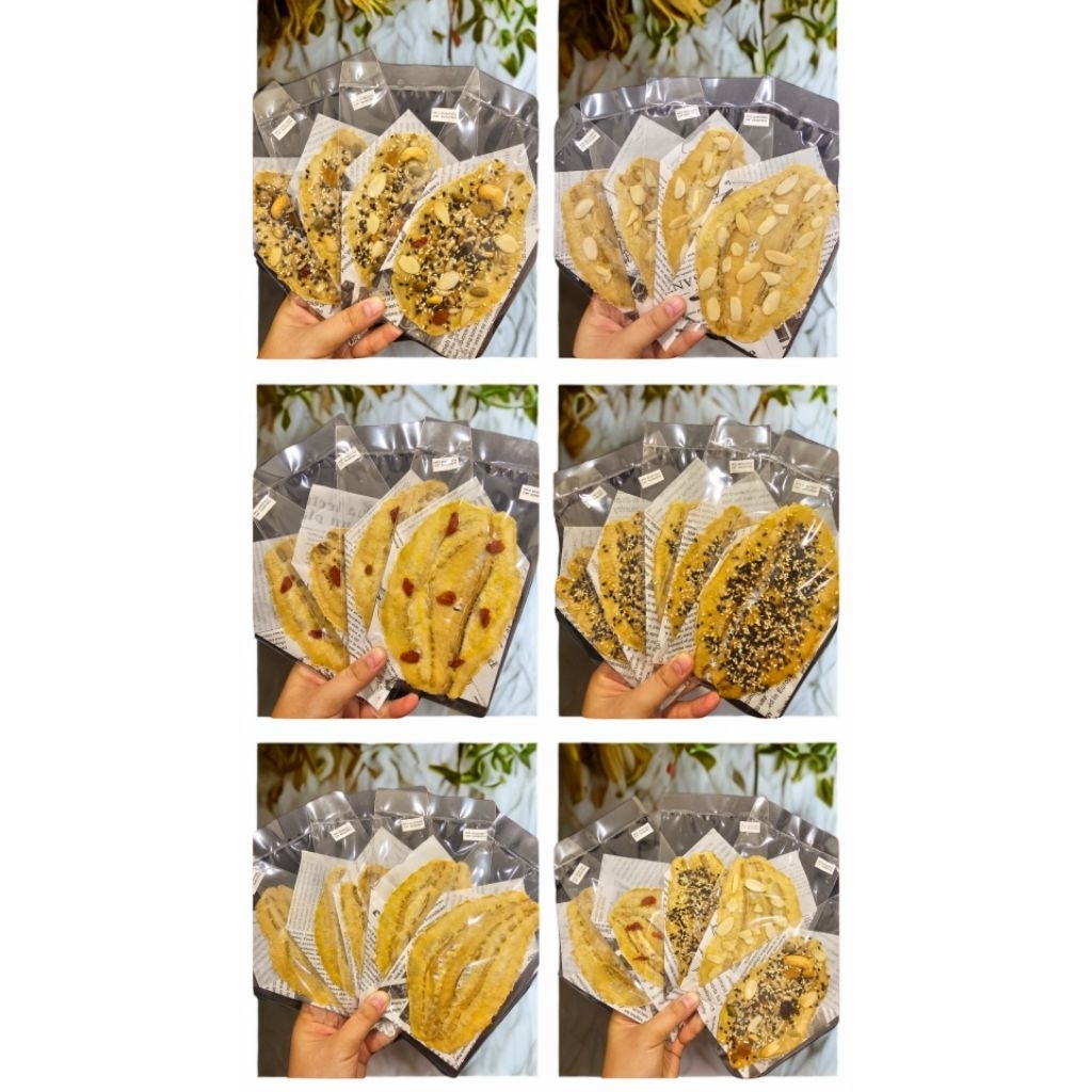 กล้วยหนึบธัญพืช กล้วยอบธัญพืช รสหวานธรรมชาติ อบใหม่ทุกวัน