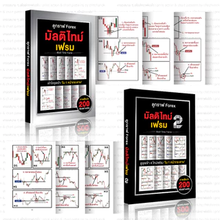 หนังสือ ดูกราฟ Forex มัลติไทม์เฟรม ( เเพคคู่ เล่ม 1 , เล่ม 2 ) Forex,ทอง,คริปโต