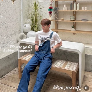 *มีส่งด่วน/ทันที* Urboyclub - BOBBY JUMPSUIT ชุดเอี๊ยมยีนส์ขายาวผู้ชาย จั๊มสูทยีนส์ผู้ชาย