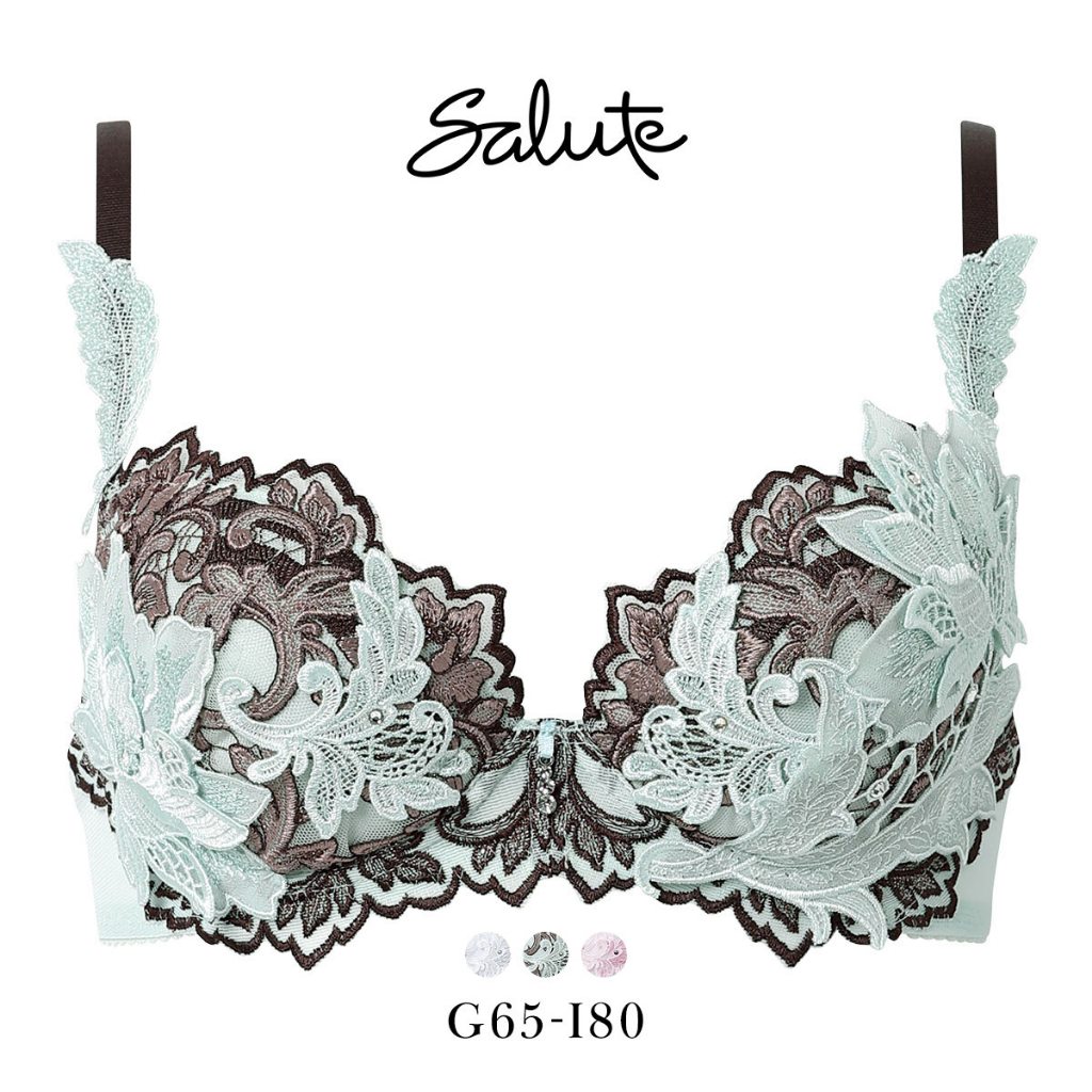 Wacoal Salute 32G BTJ432 เสื้อชั้นในดันทรง P-UP (สำหรับไซส์ G-I) (40BTJ432GIW2) (ส่งตรงจากญี่ปุ่น)1