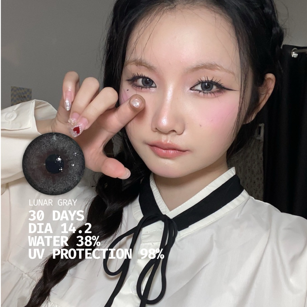 คอนแทคเลนส์ลายฮิต ขายดีมาก! zabambielens no18 ไซส์มินิเท่าตาดำ