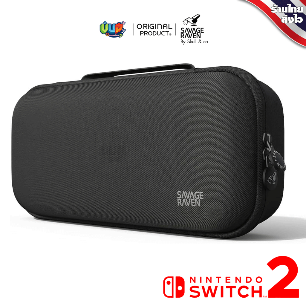 [Skull & co.] Switch 2 : เคส / กระเป๋า Savage Raven NeoGrip Nintendo Switch 2 เปลี่ยนกริปได้ Maxcarry Case