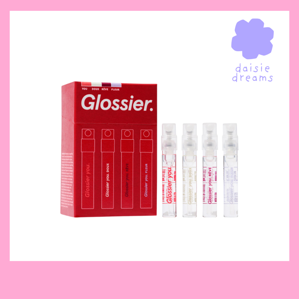 [พร้อมส่ง] Glossier You Perfume Sampler Set 🍒 เซ็ตน้ำหอม 4 กลิ่น 🇺🇸