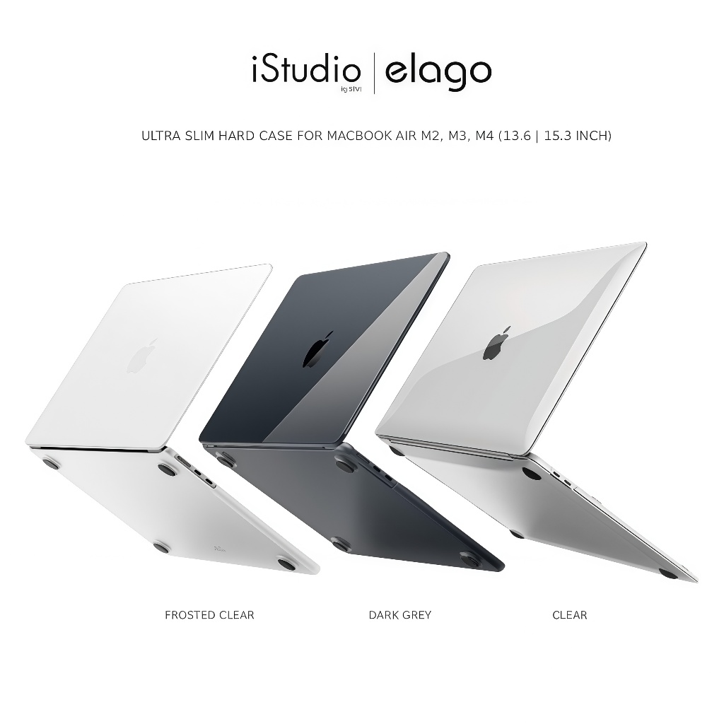 ELAGO Ultra Slim Hard เคสกันกระแทก MacBook Air 13 นิ้ว | 15 นิ้ว (M2, M3, M4)