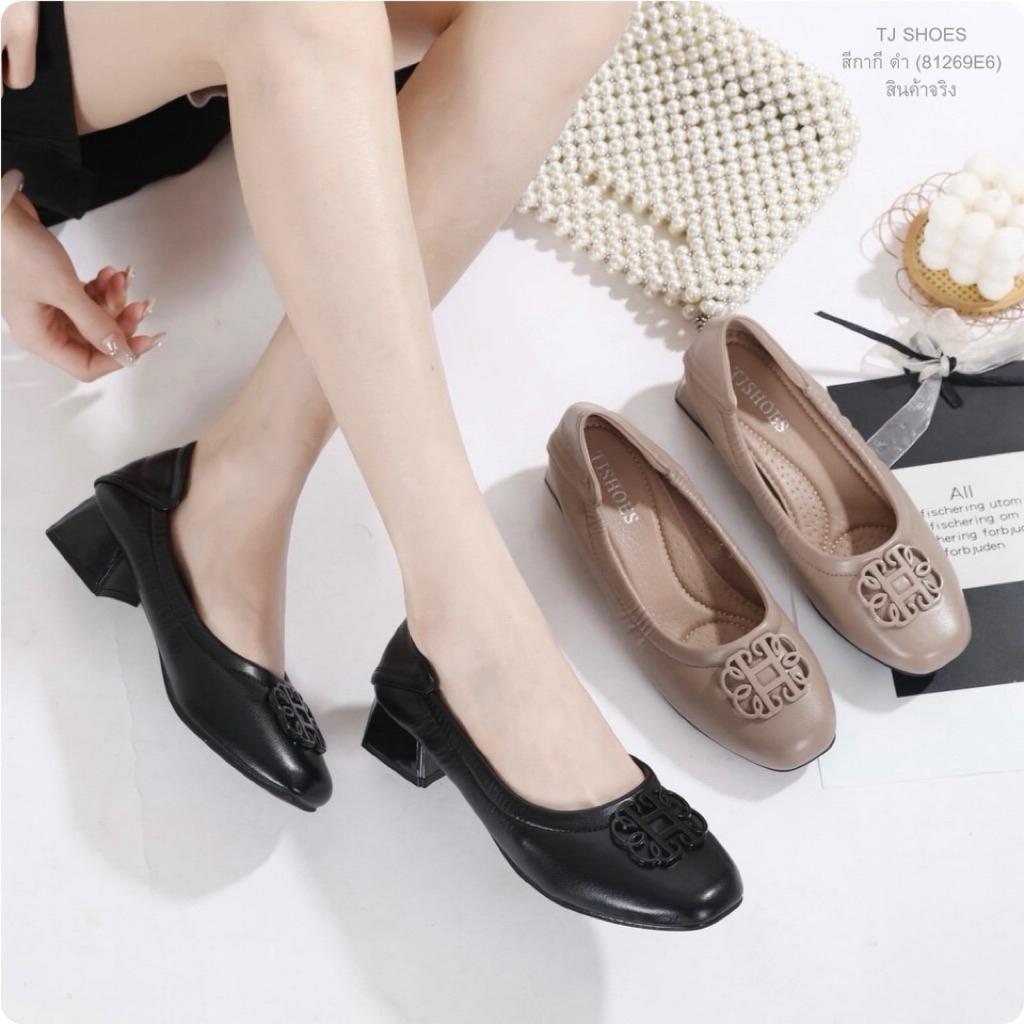 รองเท้าคัชชูหนังนิ่ม81269E6พื้นนุ่มใส่สบาย ไซส์ปกติ