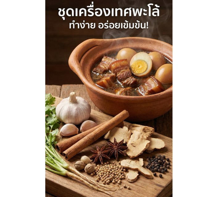 KETO ผงพะโล้ ชุดเครื่องเทศ สูตรไม่มีน้ำตาล LOBO โลโบ 65 กรัม