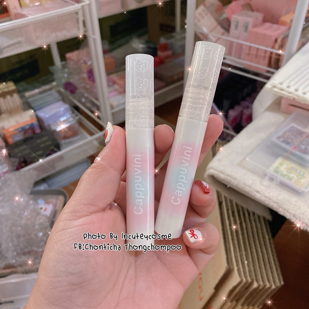 Cappuvini Lip Gloss ลิปกลอสน้องหมี
