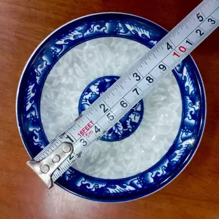 ถ้วยเซรามิก 4 นิ้ว ถ้วยน้ำจิ้ม ถ้วยลายคราม ทำจากเซรามิกเนื้อดี เข้าไมโครเวฟได้