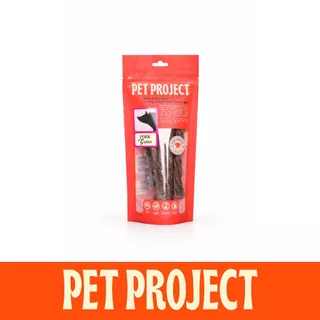 Pork Gullet ขนมแทะสำหรับสุนัข 100% Natural Pet Project 50 กรัม