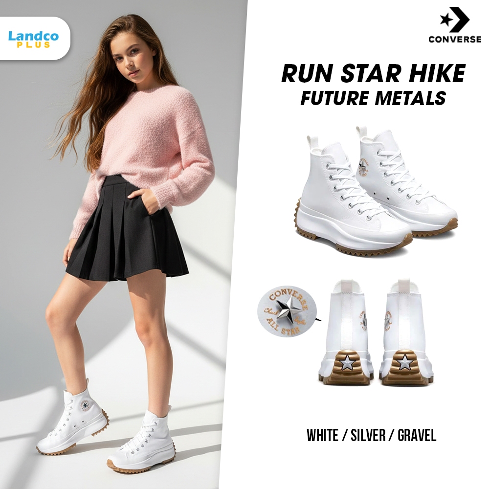 Converse คอนเวิร์ส รองเท้าผ้าใบ  รองเท้าข้อสูง UX Run Star Hike Future Metals HI A01312CH2WTXX (3700