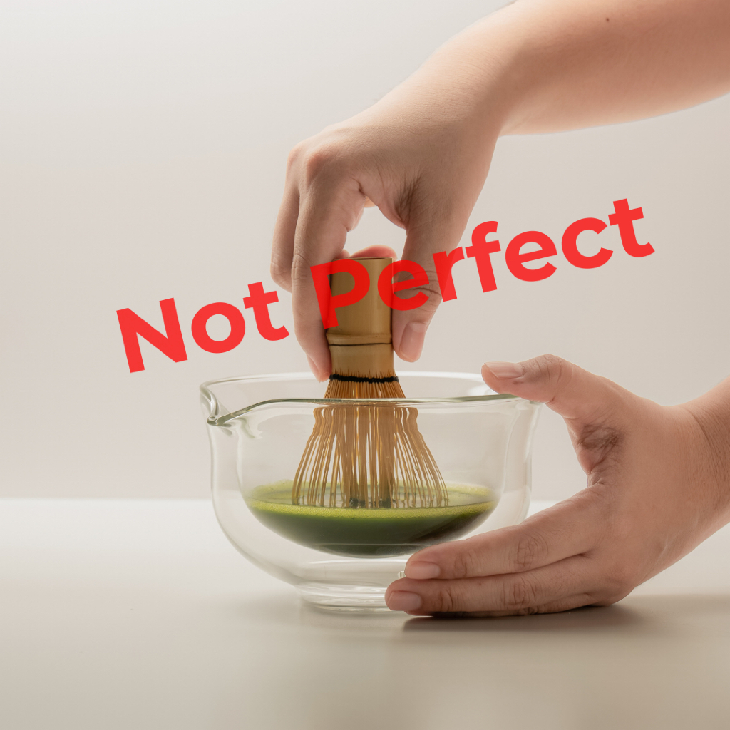 Not Perfect | Kaib - ถ้วยชงมัทฉะ แก้ว2ชั้น Matcha bowl Chawan Double wall glass