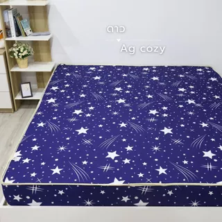 AG Cozy ฟูกที่นอนพับได้ ที่นอนพับได้ รุ่นหนาพิเศษ8นิ้ว เสริมแผ่นกันยุบ2ด้าน ใยเฟลอัดแน่นไม่ยุบง่าย รองรับสรีระได้ดีมาก