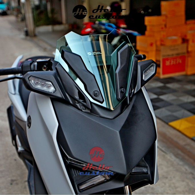 ชิวหน้า V4 Xmax 300 2023-2025 ชิวหน้าแต่ง Xmax300