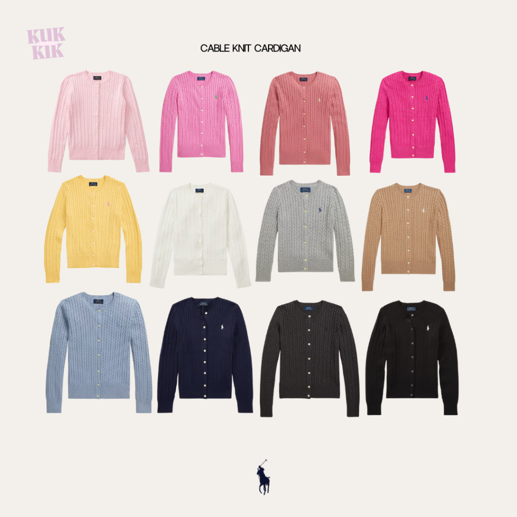 Polo Ralph Lauren Cardigan - รอสินค้า 20-25 วัน (navy size xl พร้อมส่งค่ะ)