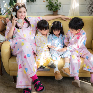 ชุดนอนครอบครัว Bunnybear Jelly Parade Family Set ลายน่ารัก พ่อแม่ลูก คู่รัก พี่น้อง มีไซส์เด็ก-ผู้ใหญ่ ผ้านิ่มใส่สบาย
