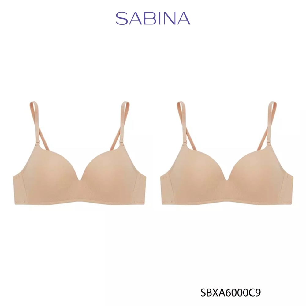 Sabina (Set 3 ชิ้น) Doomm Doomm Level 4 เสื้อชั้นใน ไร้โครง รหัส SBXA6000C9 - สีเนื้อ