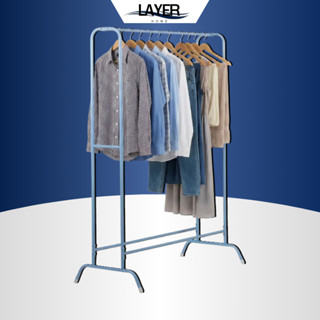 ราวตากผ้าทรงเอใหญ่จัมโบ้ แข็งแรง ขนาด 41×87×142 ซม. รับน้ำหน…