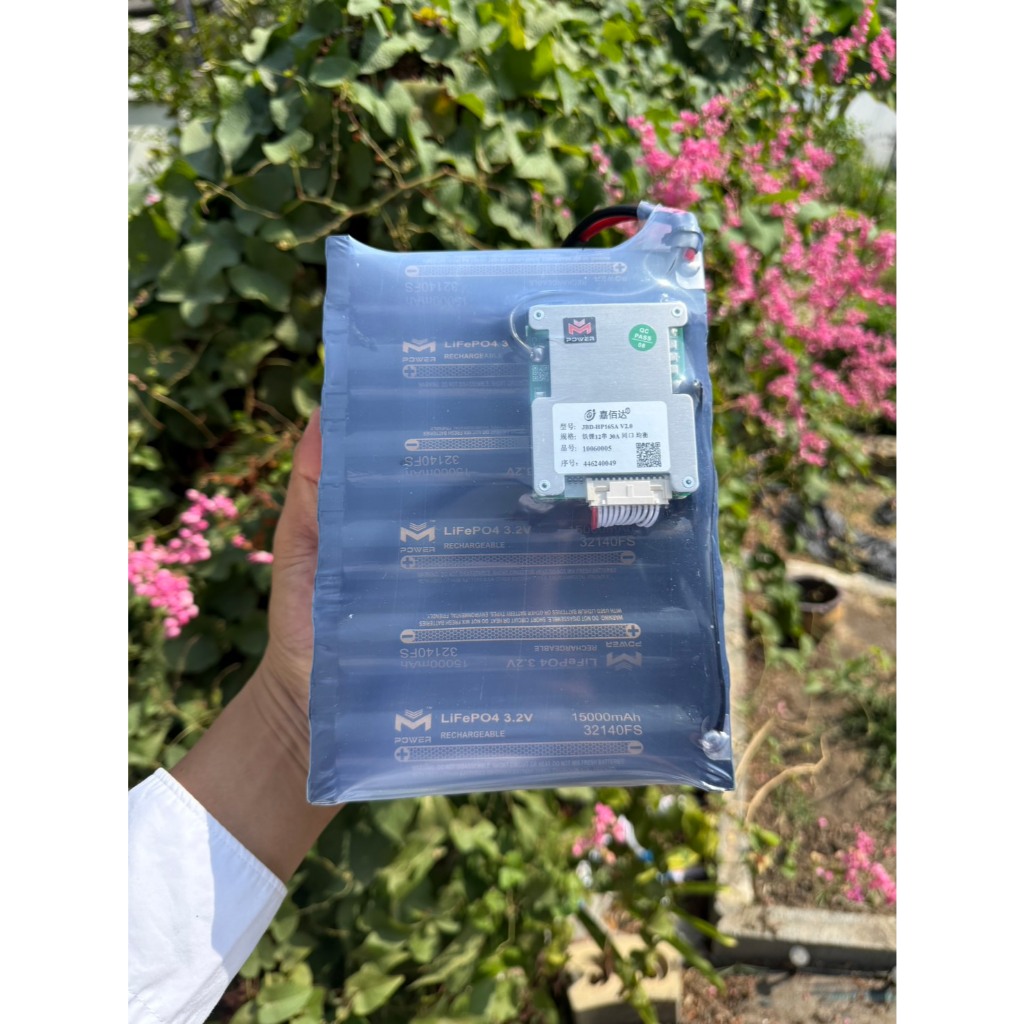 แบตเตอรี่ฟอสเฟต LiFePO4 Battery 12s 15ah mpower